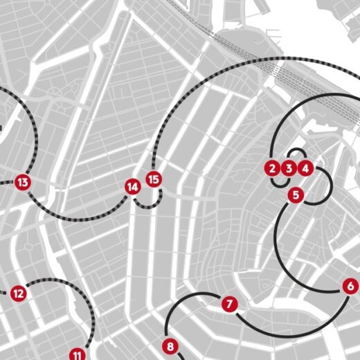 Boekje House of hiv audiotour plattegrond box